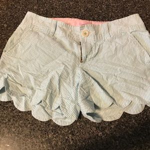 Lily Pulitzer searsucker shorts